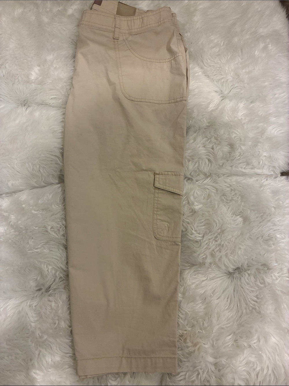 Chico's Light Beige Cargo Capris